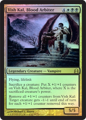 (Promo-Prerelease)Vish Kal, Blood Arbiter/血の調停者、ヴィシュ・カル 【大判, Oversized】